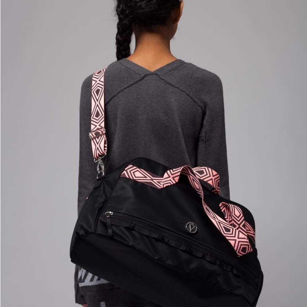 Ivivva Black and Coral In the Game Duffle